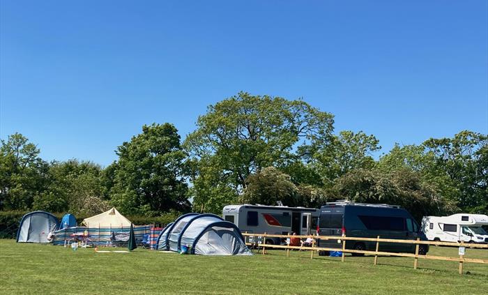 tents on field